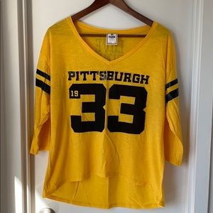 Pink by VS Pittsburgh Steelers 3/4 Tee